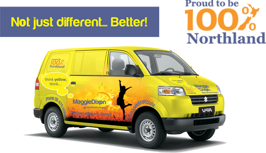 Not just different..Better! Proud to be 100% Northland. Maggie dixon real estate van 
